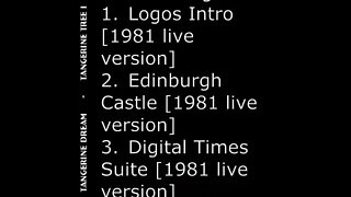 Tangerine Tree Volume 89: London 1981 Tangerine Dream FLAC