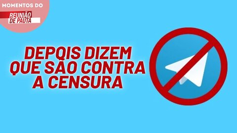 Imprensa burguesa defende bloqueio ao Telegram | Momentos do Reunião de Pauta