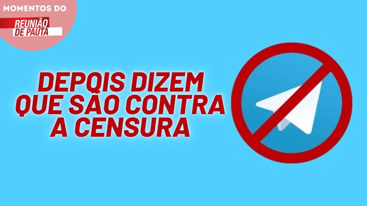 Imprensa burguesa defende bloqueio ao Telegram | Momentos do Reunião de Pauta