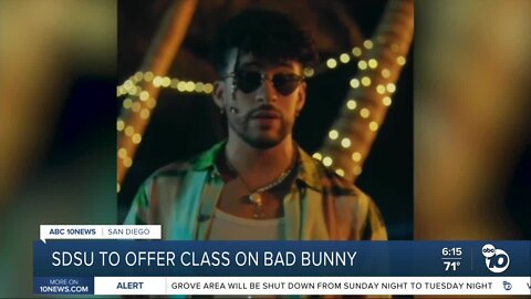 San Diego State University to offer class on Latin pop star Bad Bunny