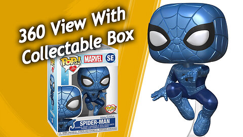 Metallic Spider-Man Funko Pop! Marvel SE Collectables, 360 View, Product Links