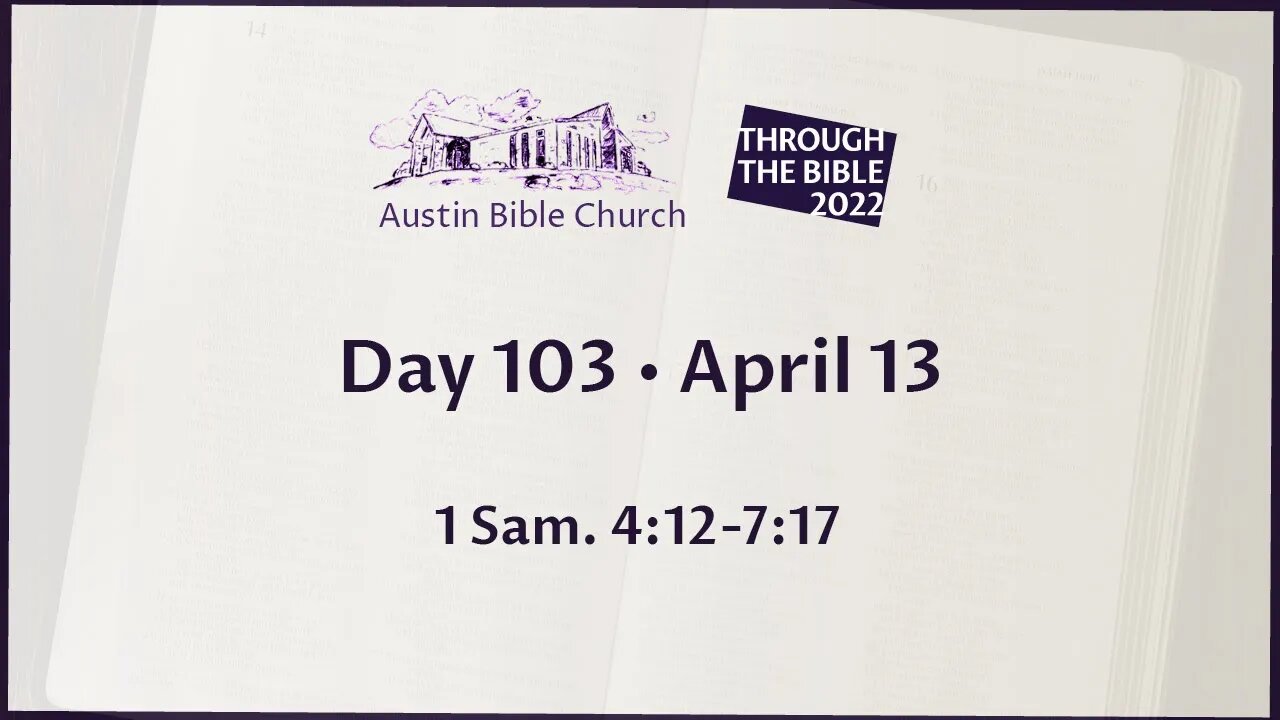 Through the Bible 2022 (Day 103)