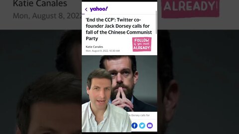 Jack Dorsey Twitter Co Founder Calls For End of CCP! 🤔