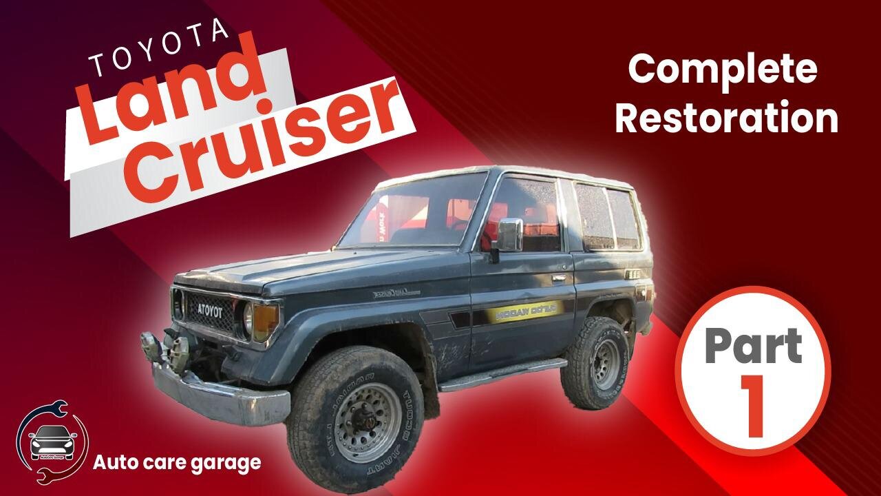 Toyota Land Cruiser Restoration 1986 I Auto Care Garage CHAKWAL (PART 01)