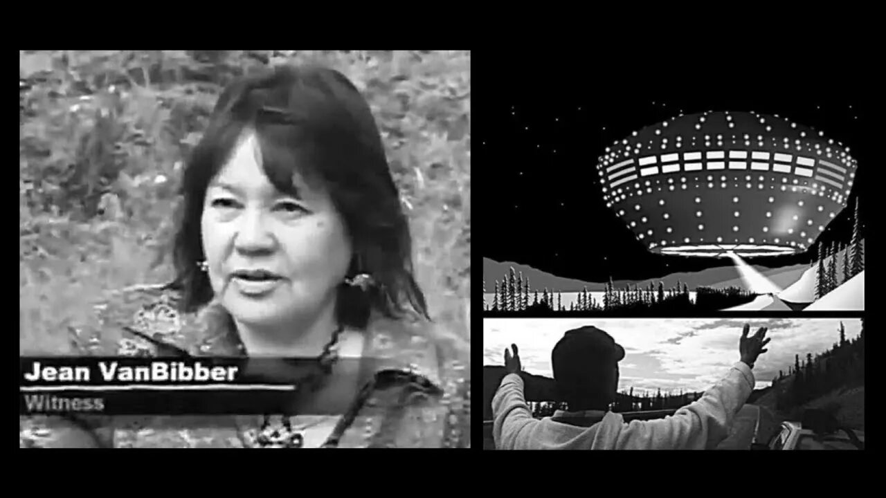 Jean Van Bibber & other eyewitnesses on seeing a giant UFO in the Yukon region, Canada, Dec 11, 1996