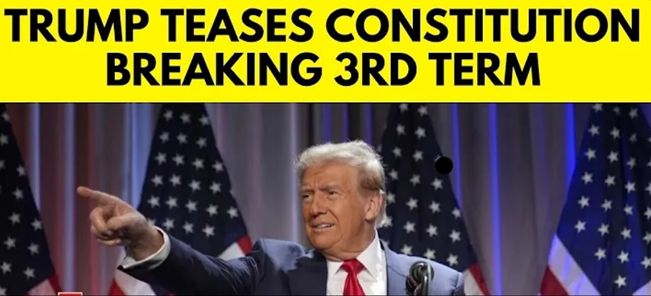 Trump Latest News Today | Trump Teases A Third Term: Breaking Constitution | US News Today |