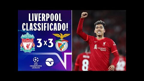 FIRMINO MAKES TWO AND DECIDES TO PLAY AT CHAMPIONS! LIVERPOOL 3 X 3 BENFICA | BEST MOMENTS