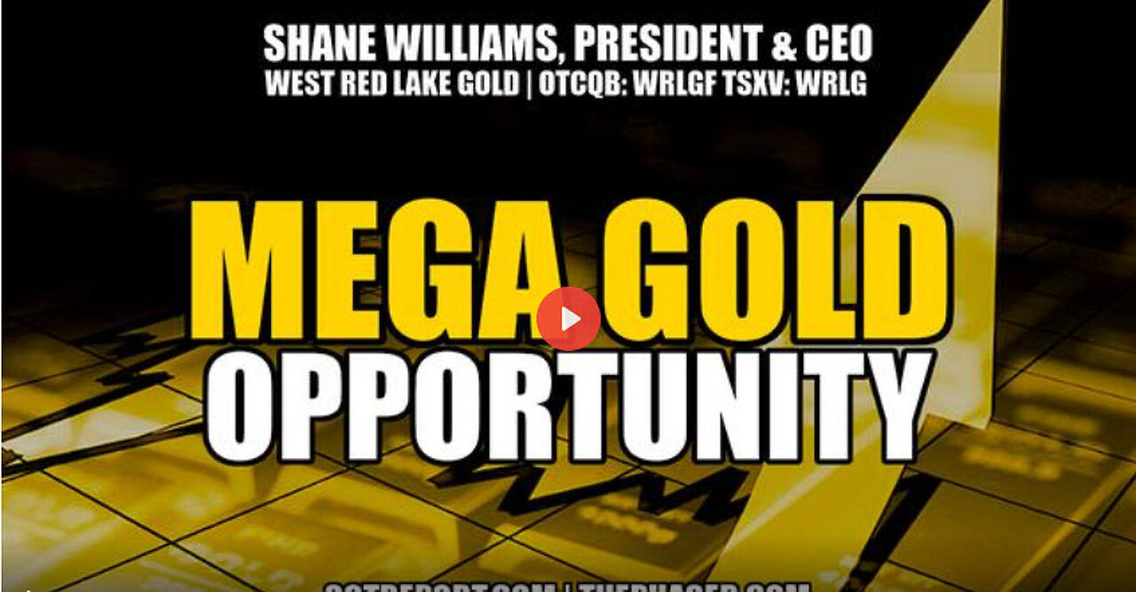 MEGA GOLD OPPORTUNITY -- Shane Williams, CEO