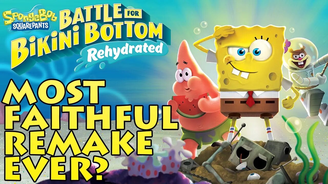 Spongebob Battle For Bikini Bottom Rehydrated | The Greatest TV-Licensed Game