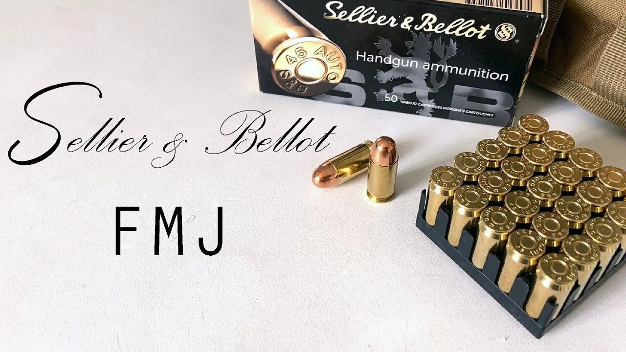 Opinião - Sellier & Bellot 45 acp FMJ