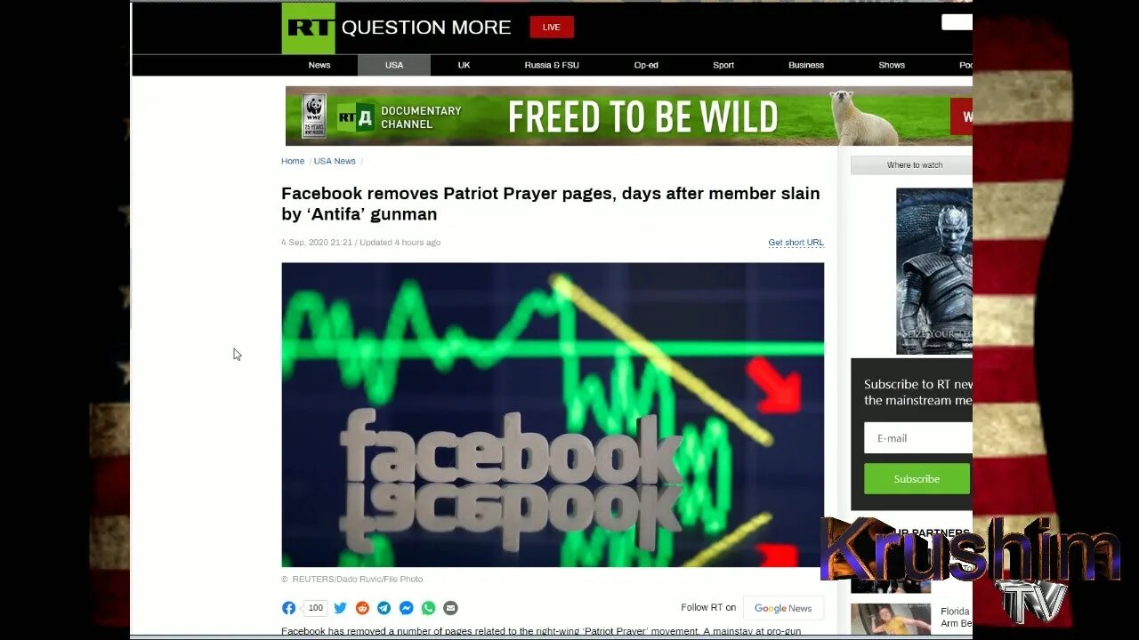 Facebook bans Patriot Prayer but not Antifa who murdered them