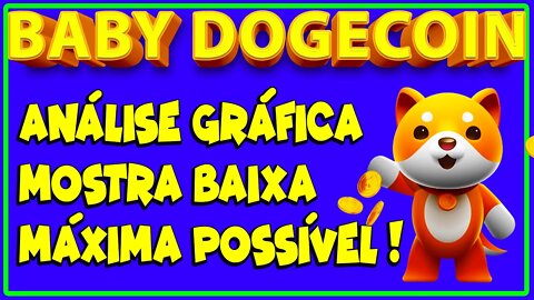 BABY DOGECOIN ANÁLISE GRÁFICA MOSTRA BAIXA MÁXIMA POSSÍVEL !!!