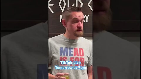 TikTok Live! Tomorrow (Wednesday) at 7pm EST! #mead #tiktok