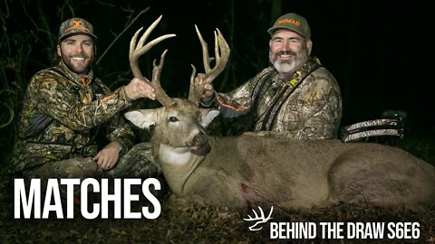 Big mature Kansas buck arrowed at 30 yards. Behind the Draw S6E6 - Matches