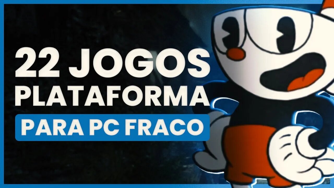 Jogos de PLATAFORMA para PC FRACO: Os 22 melhores 🎮👑