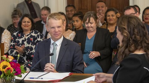 Hipkins sworn in as New Zealand PM, pledges focus on economy