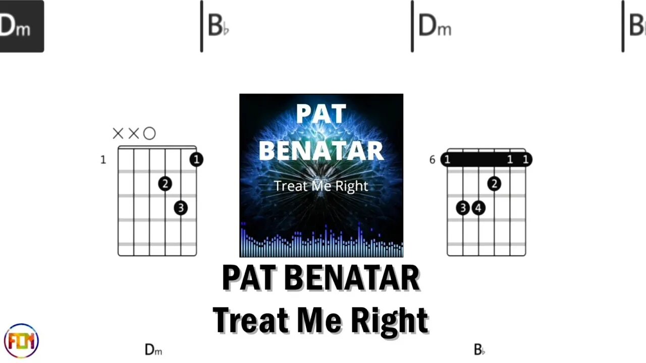 PAT BENATAR Treat Me Right - FCN GUITAR CHORDS & LYRICS