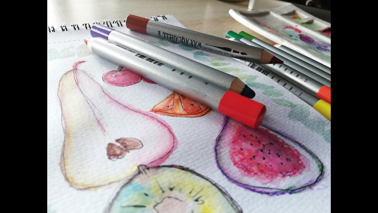 Testing Wax Aquarelle Pencils // Episode 69