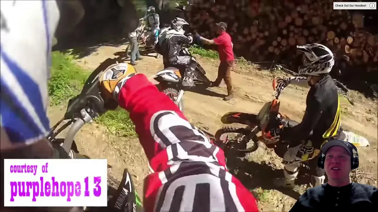 Reaction Video - Dirt Bike Vs Angry Man (Moto Madness Dec 1st 2014)
