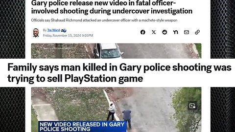 Gary police release video in fatal officer-involved shooting of black Playstation seller