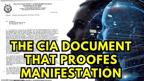 Revealing the CIA's Proof of Manifestation