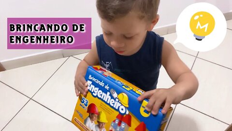 BRINCANDO DE ENGENHEIRO COM PEDRINHO