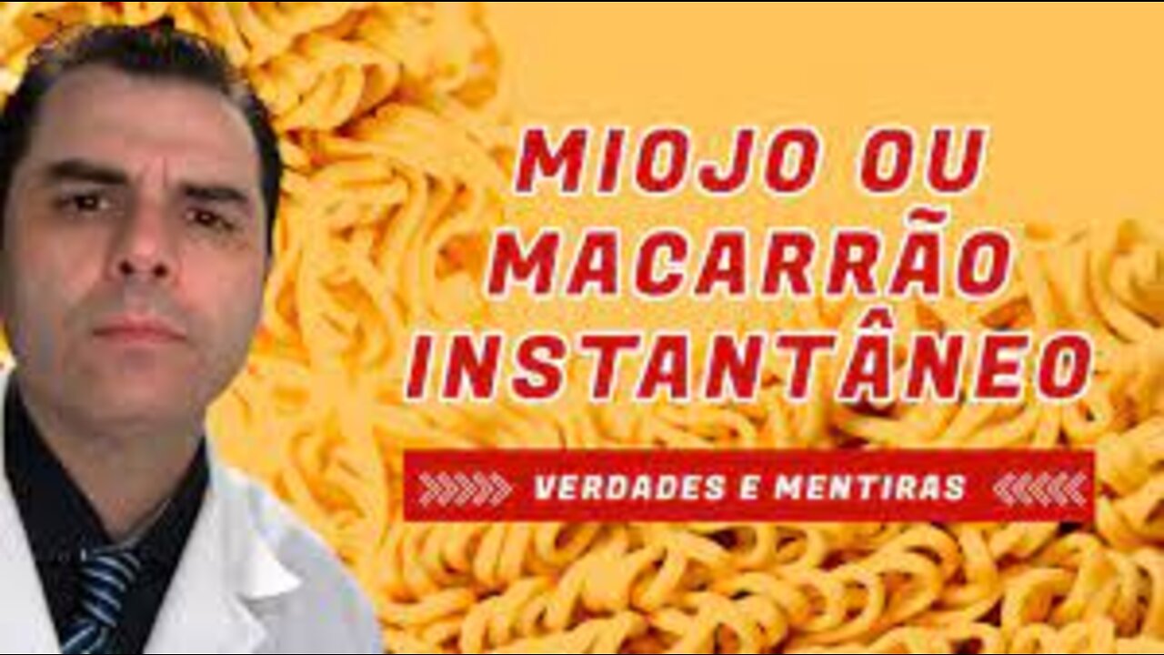 Miojo ou Macarrão Instantâneo