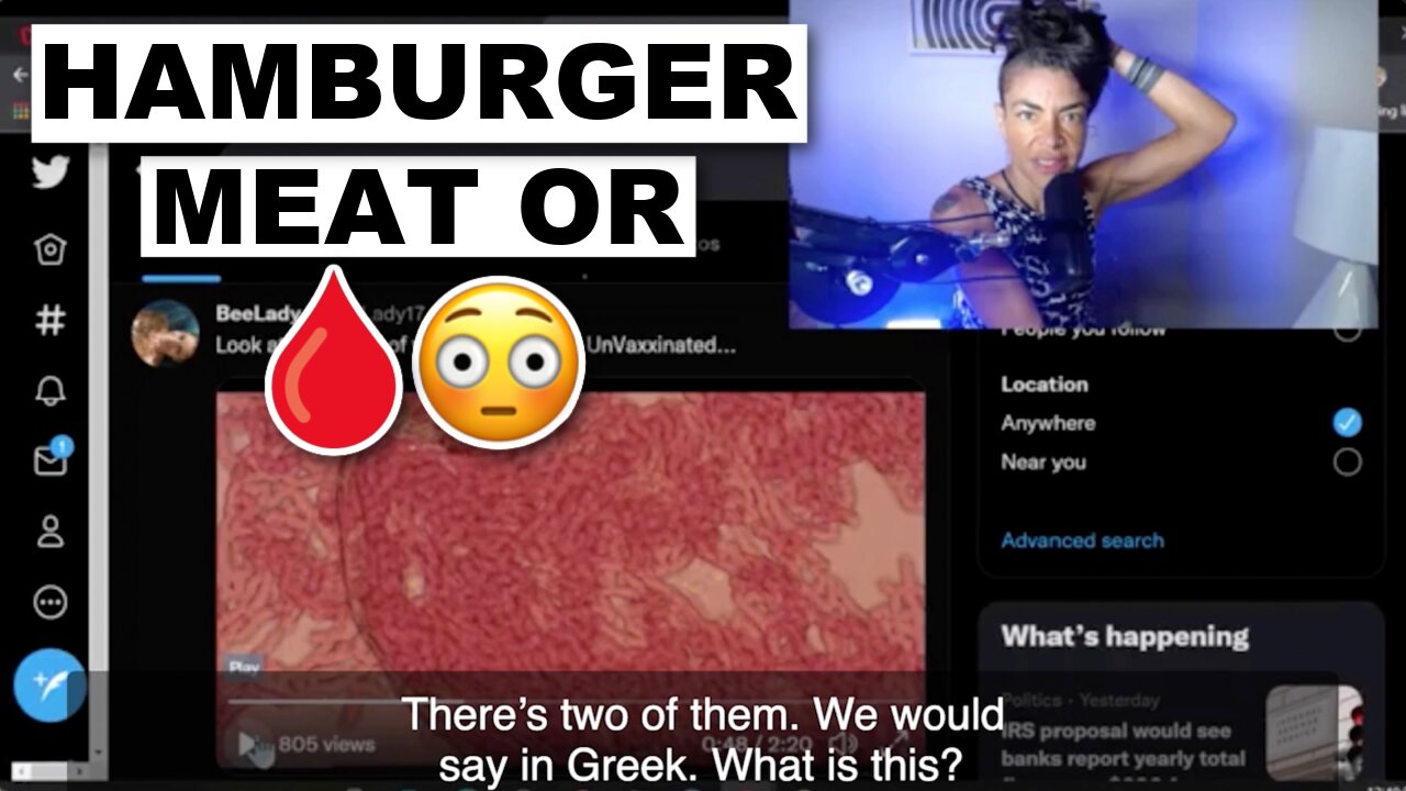 HAMBURGER MEAT or VACCINATED BLOOD?! | Maryam Henein