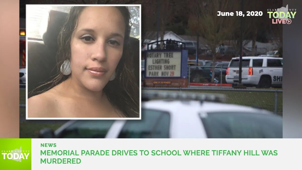 Memorial parade drives to school where Tiffany Hill was murdered