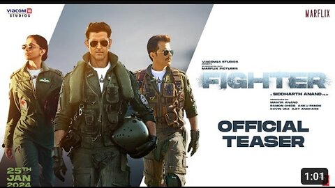 FIGHTER MOVIE TEASER HINDI OFFICIAL TEASER