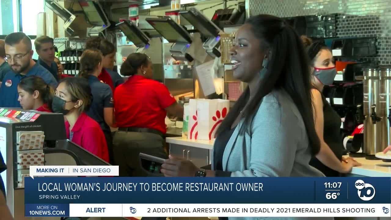 Local woman climbs ranks of Chick-fil-A to become owner/operator of Spring Valley location