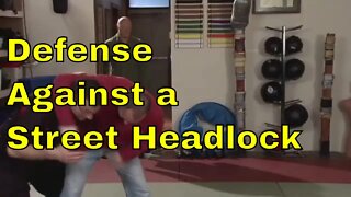 Defense Against a Street Headlock 🤕🔒 (Self Defense)