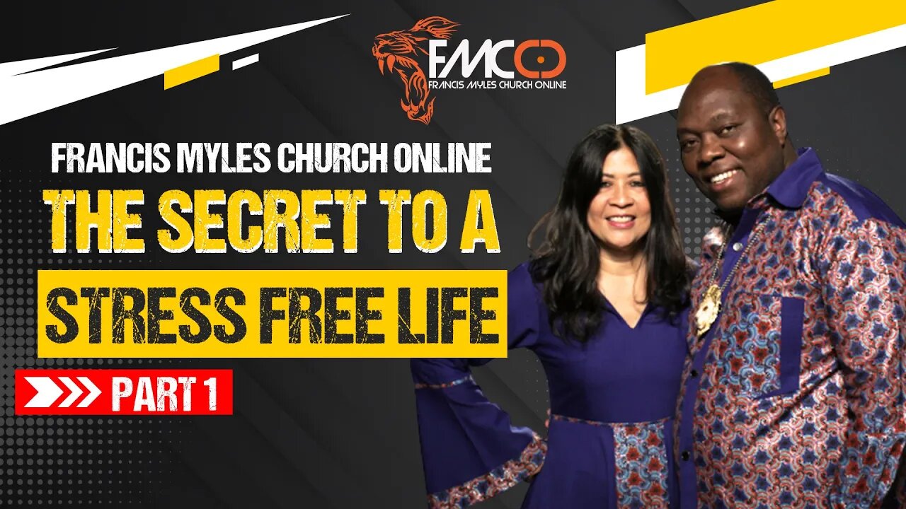 The Formula for a STRESS FREE LIFE | FMCO SUNDAY SERVICE | Dr. Francis & Carmela Myles
