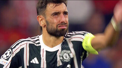 Bruno Fernandes reactions vs Bayern Munich