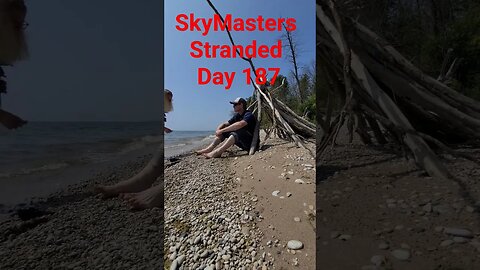 Stranded day 187 #shorts #short #lol #lakemichigan #doorcounty #travel #travelvlog #vlog #lost