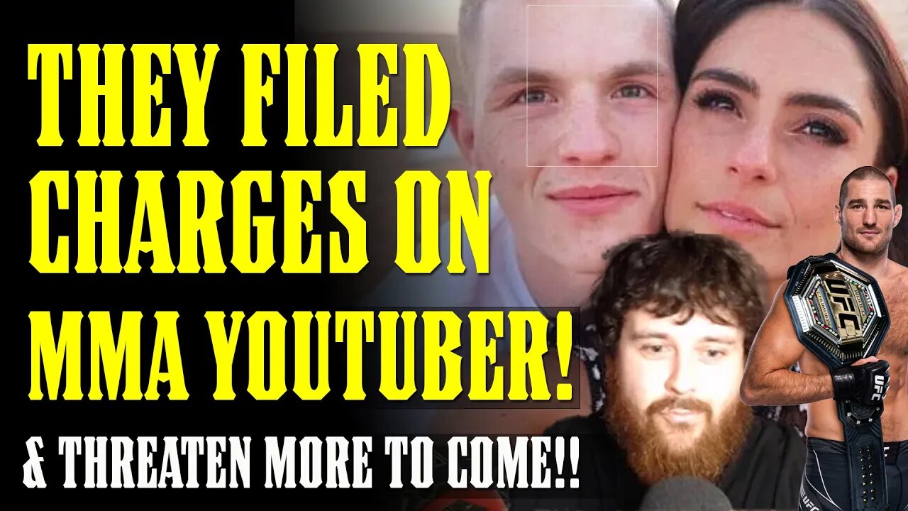 Ian Garry & Wife FILE CHARGES Against MMA YOUTUBER!! Sean Strickland THREATENED w/ Defamation Suit!