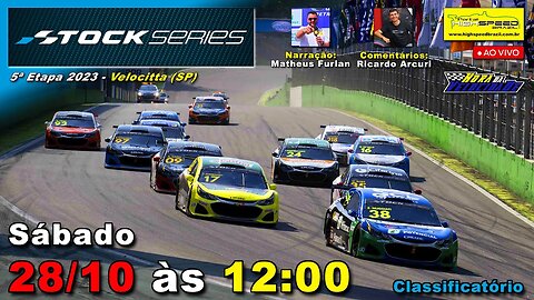 🔴 STOCK SERIES | Classificatório | 5ª Etapa 2023 | Velocitta (SP) | Ao Vivo