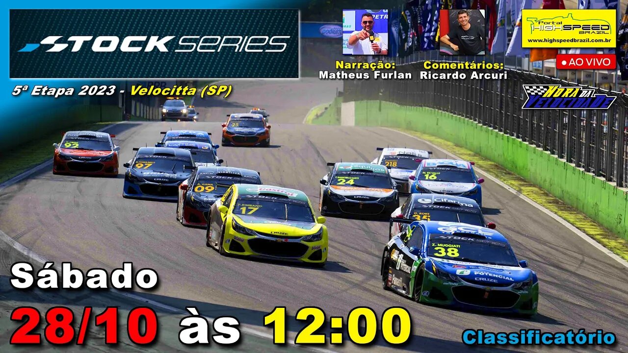 🔴 STOCK SERIES | Classificatório | 5ª Etapa 2023 | Velocitta (SP) | Ao Vivo
