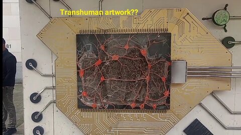 Evil hiding in plain sight? Transhuman artwork outside Westminster Magistrates Court