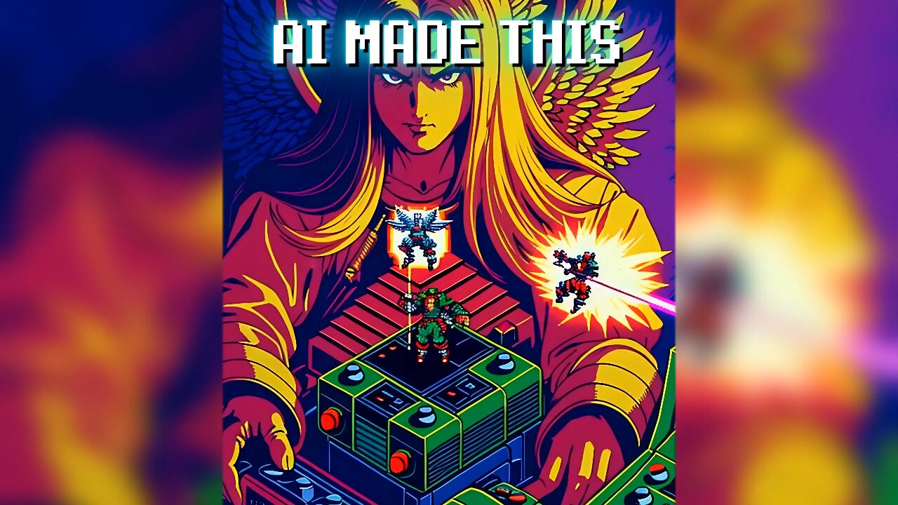 (Retro 8-Bit Video Game Music) (AI Music Video) With Just a Whisper - Fight the Good Fight