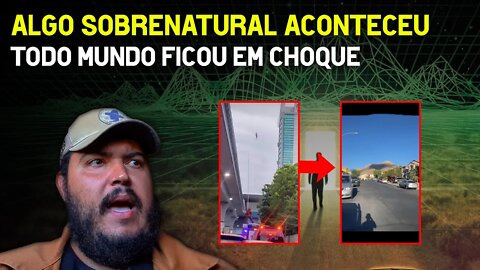 Algo sobrenatural aconteceu, seria OVNI, UFO ou um Glith do Matrix