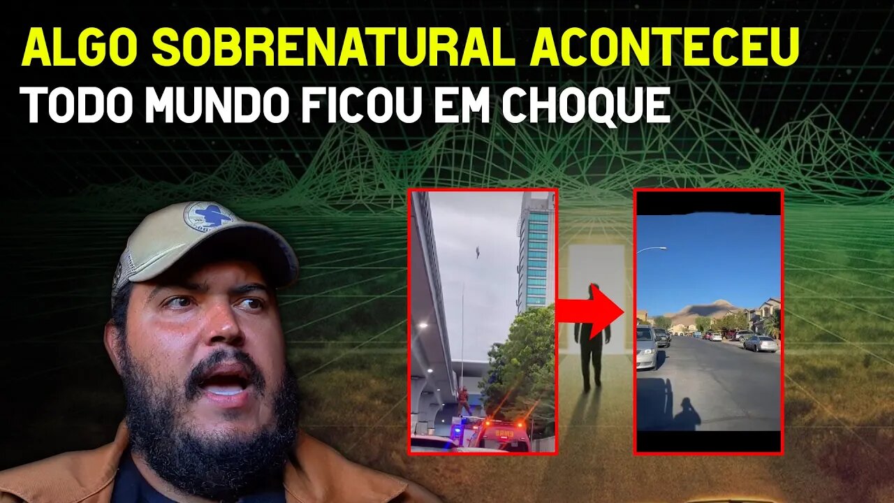 Algo sobrenatural aconteceu, seria OVNI, UFO ou um Glith do Matrix