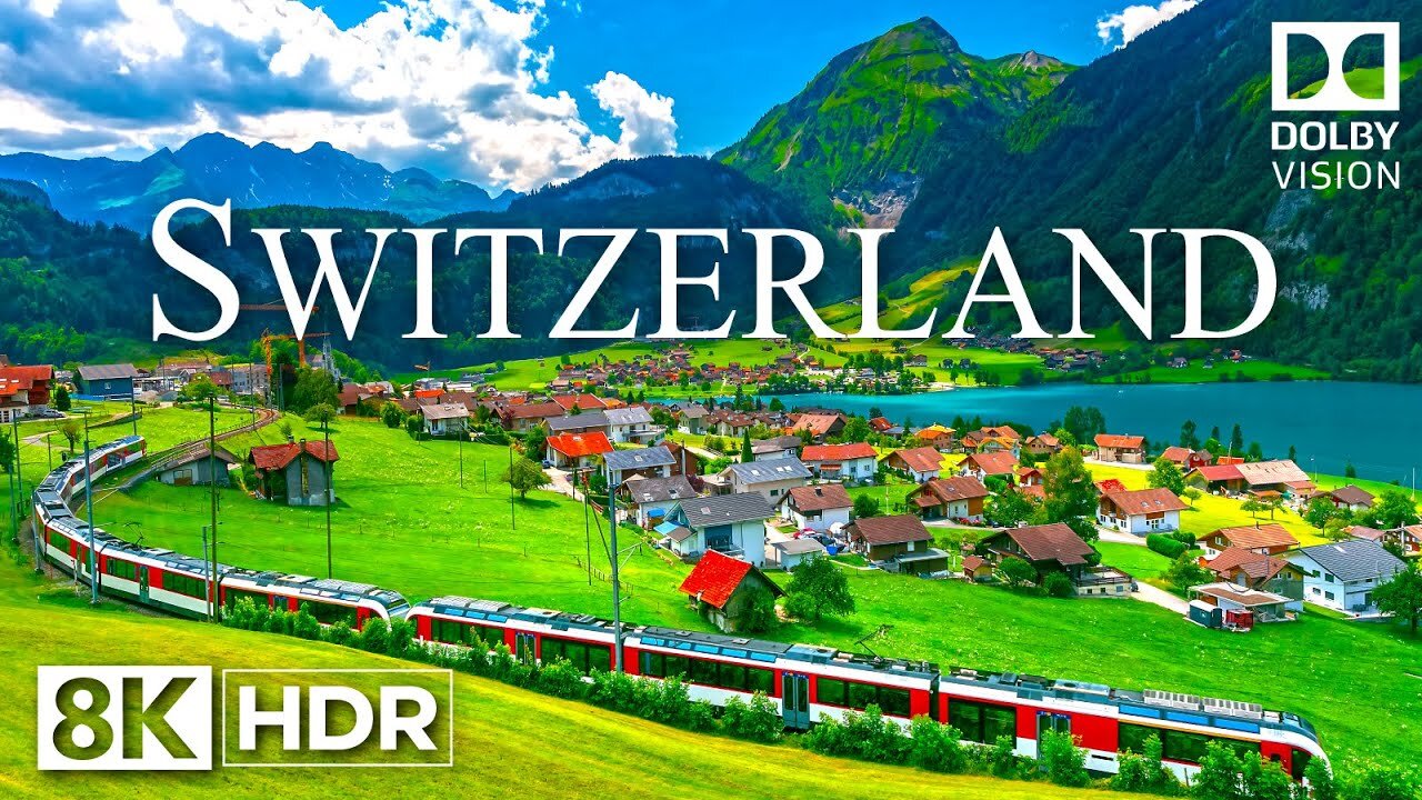 Switzerland 8K ULTRA HD HDR - Heaven of Earth -60 FPS-