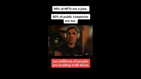 99% of all NFTs are a joke. #AdValoremNFT is the only way forward.