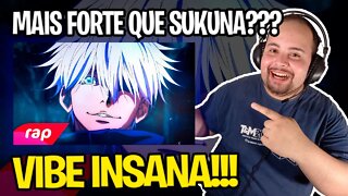 REACT Rap do Satoru Gojo (Jujutsu Kaisen) - MAIS PODEROSO DESSE MUNDO TODO | NERD HITS