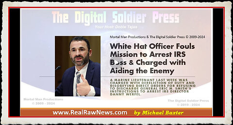 White Hat Officer Fouls Mission to Arrest IRS Boss