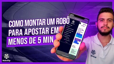 APOSTAS ESPORTIVAS | CRIANDO UM ROBÔ EM MENOS DE 5 MINUTOS! (mostrei na prática)