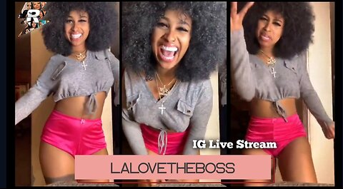 Lalovetheboss Twerking in booty shorts