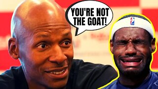 Ray Allen CRUSHES LeBron James In GOAT Debate, Says LeBron Isn't Better Than Michael Jordan