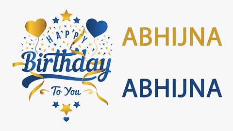 Happy Birthday to Abhijna - Hindi Birthday Wish From Birthday Bash